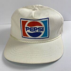vintage 80’s PEPSI SnapBack hat soda pop